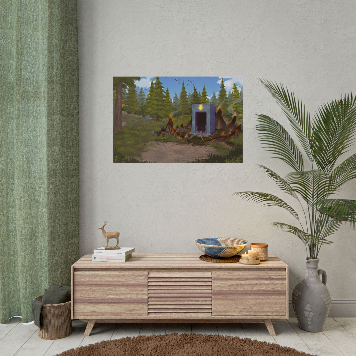 Darkworld Portal Art Print