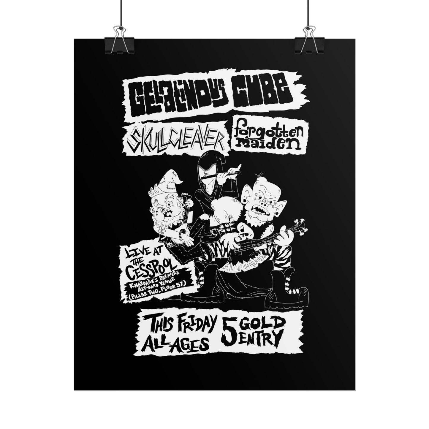 Cespool Concert Poster