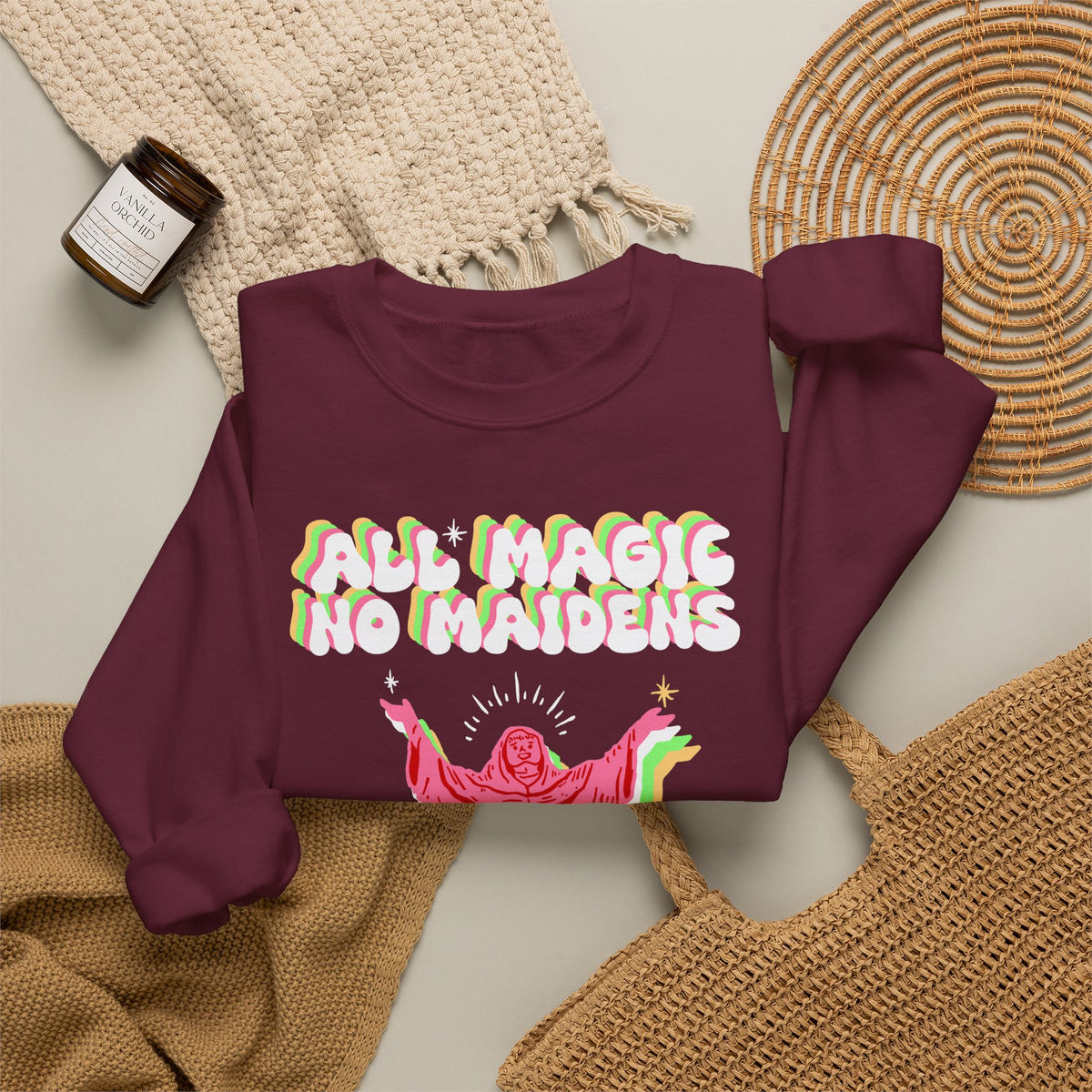 Friar Steve All Magic No Maidens Sweatshirt