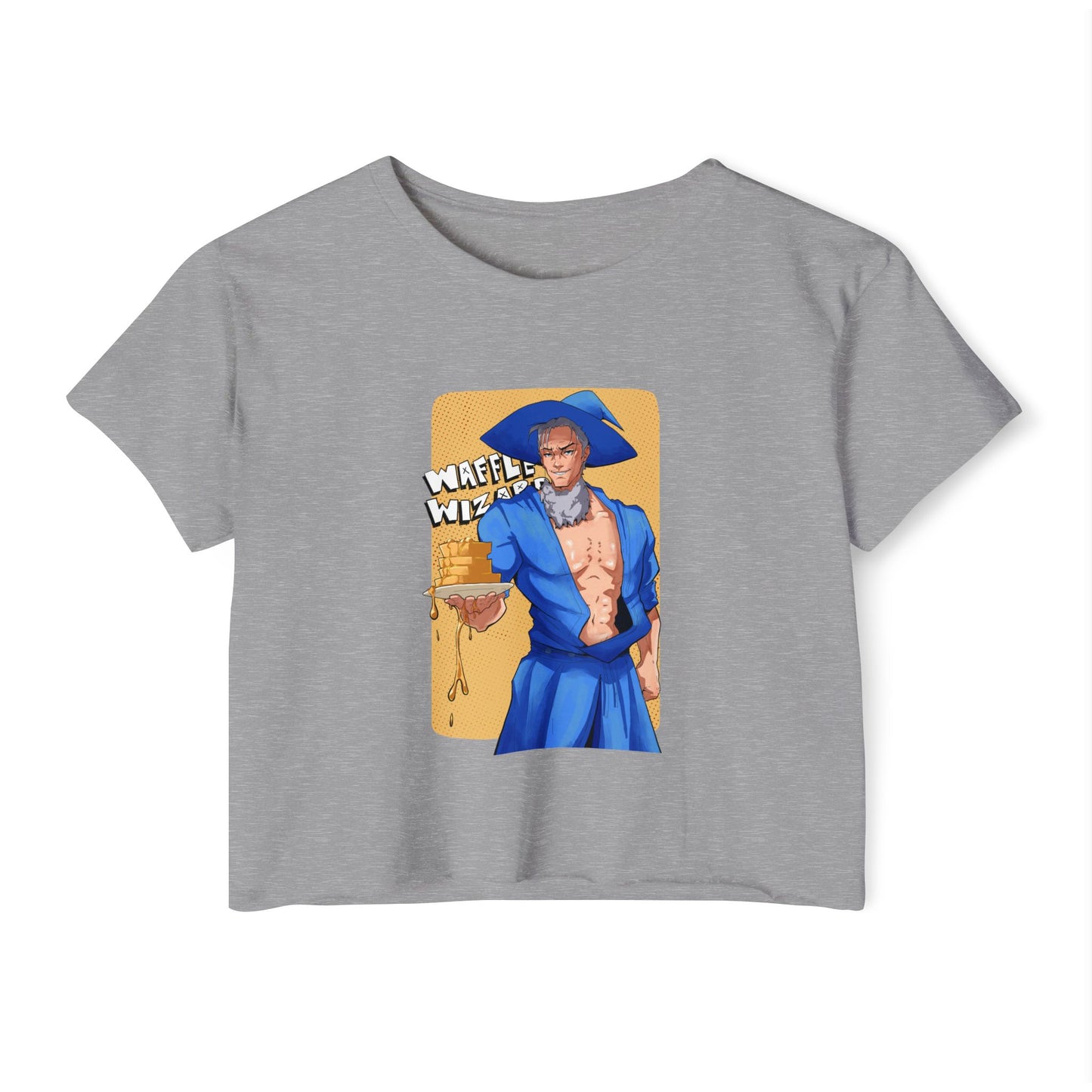 Sexy Waffle Wizard Crop Top