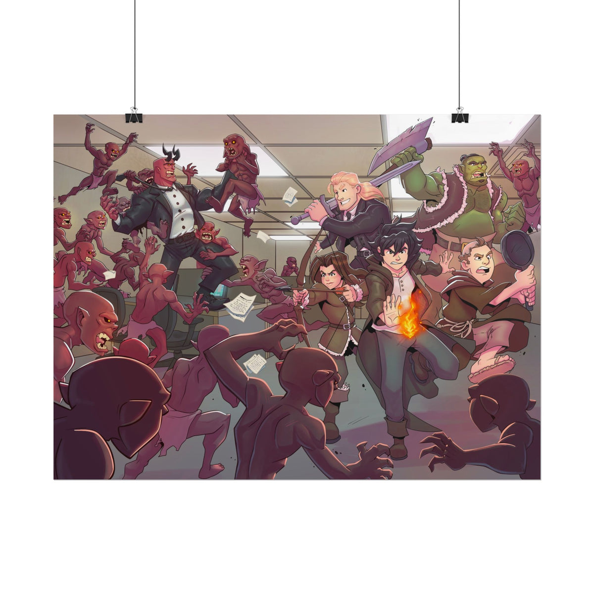 Escape From the Darkworld Art Print