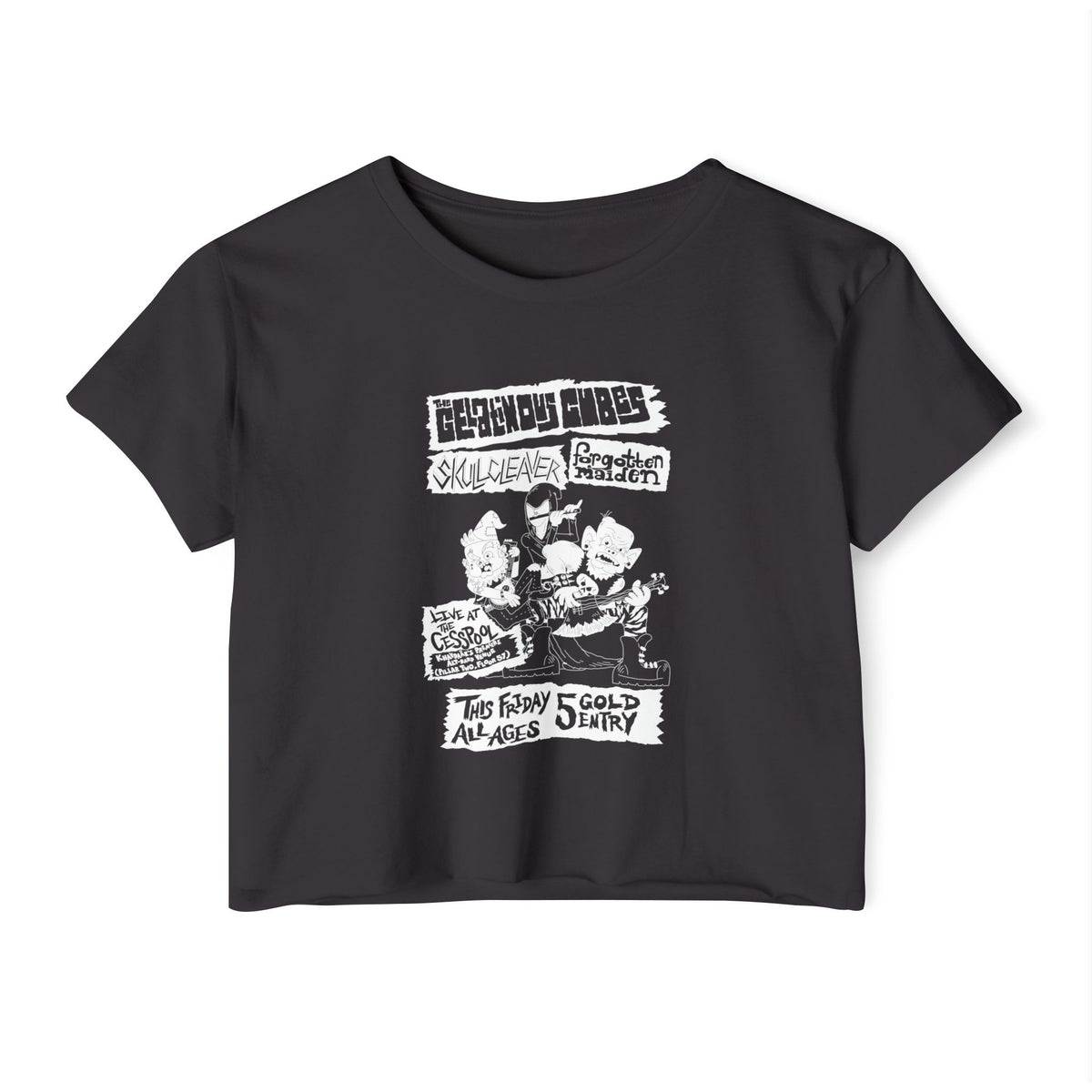 Cesspool Concert Crop Top