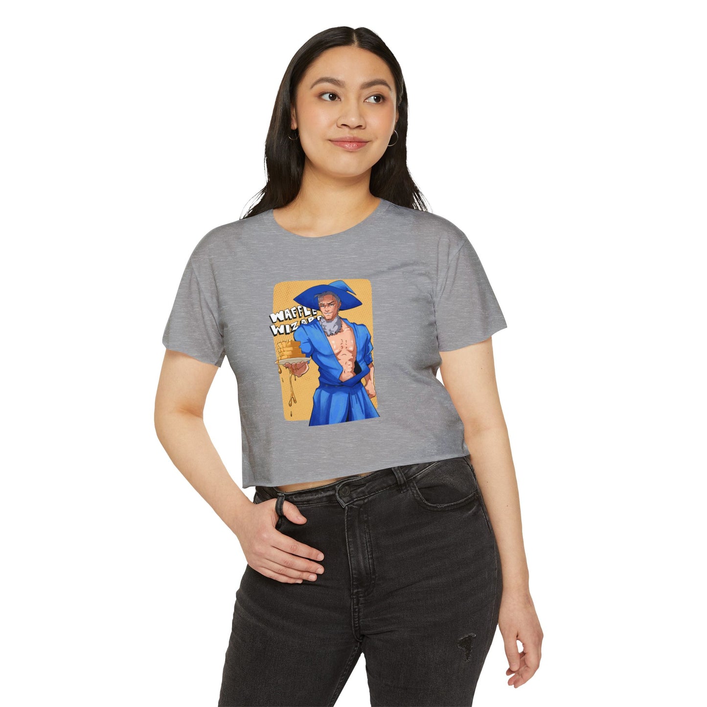 Sexy Waffle Wizard Crop Top