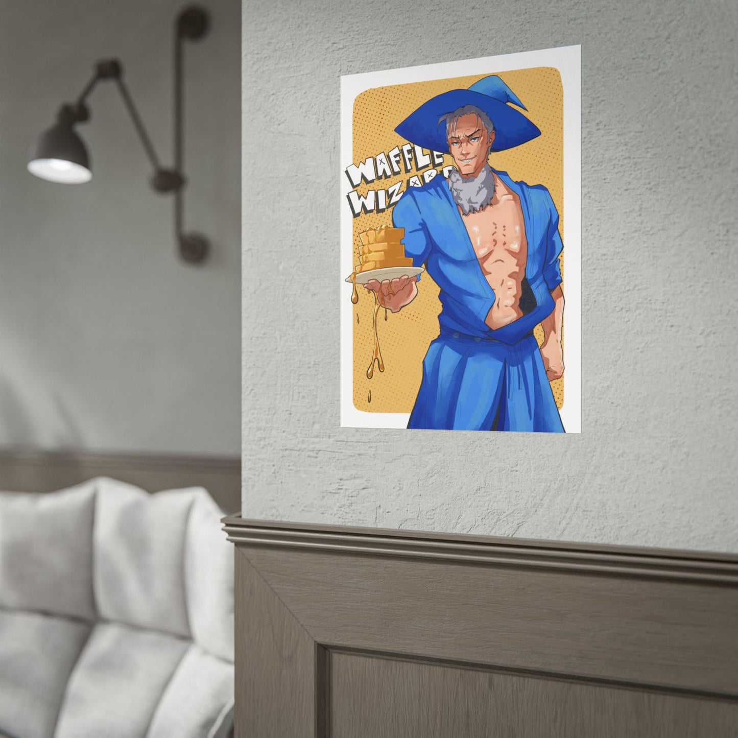 Sexy Waffle Wizard Poster