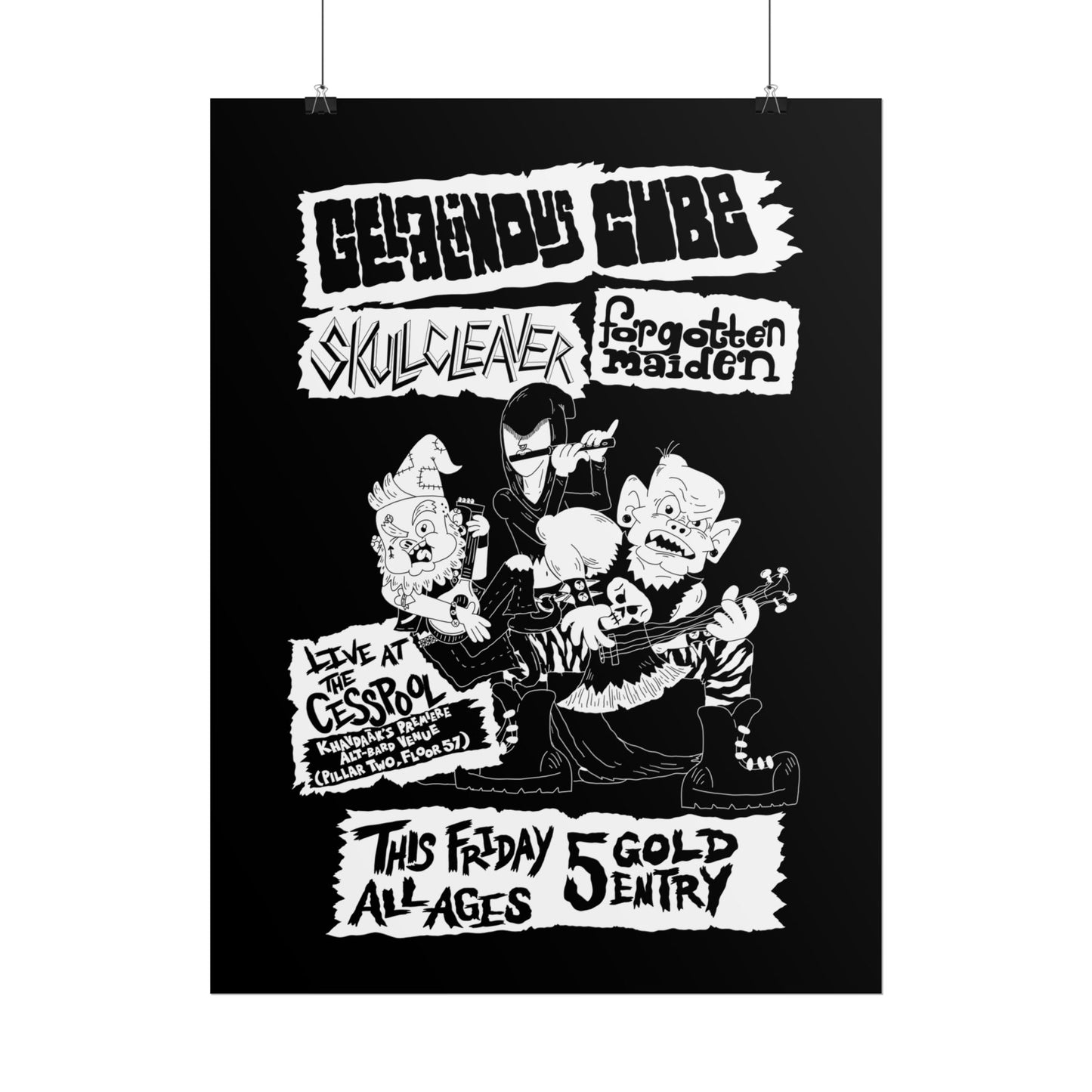 Cespool Concert Poster