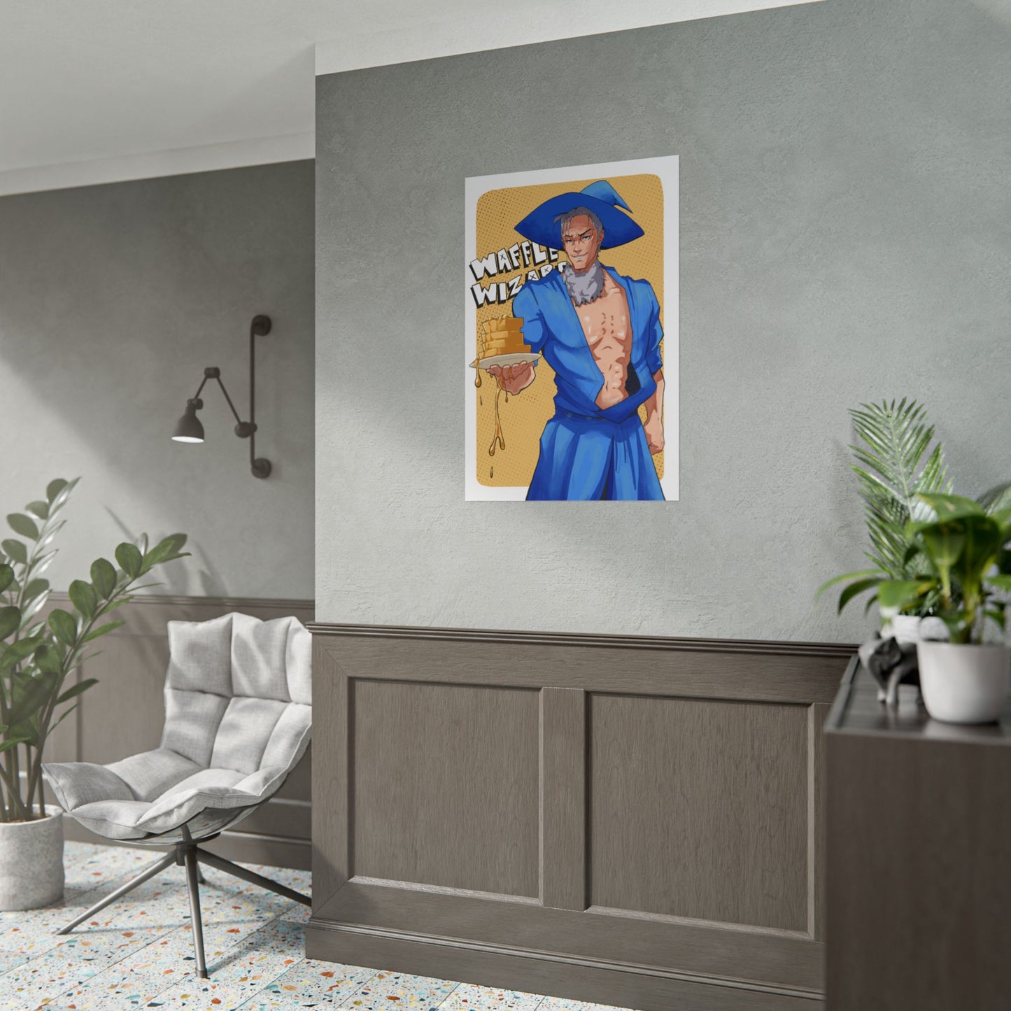 Sexy Waffle Wizard Poster