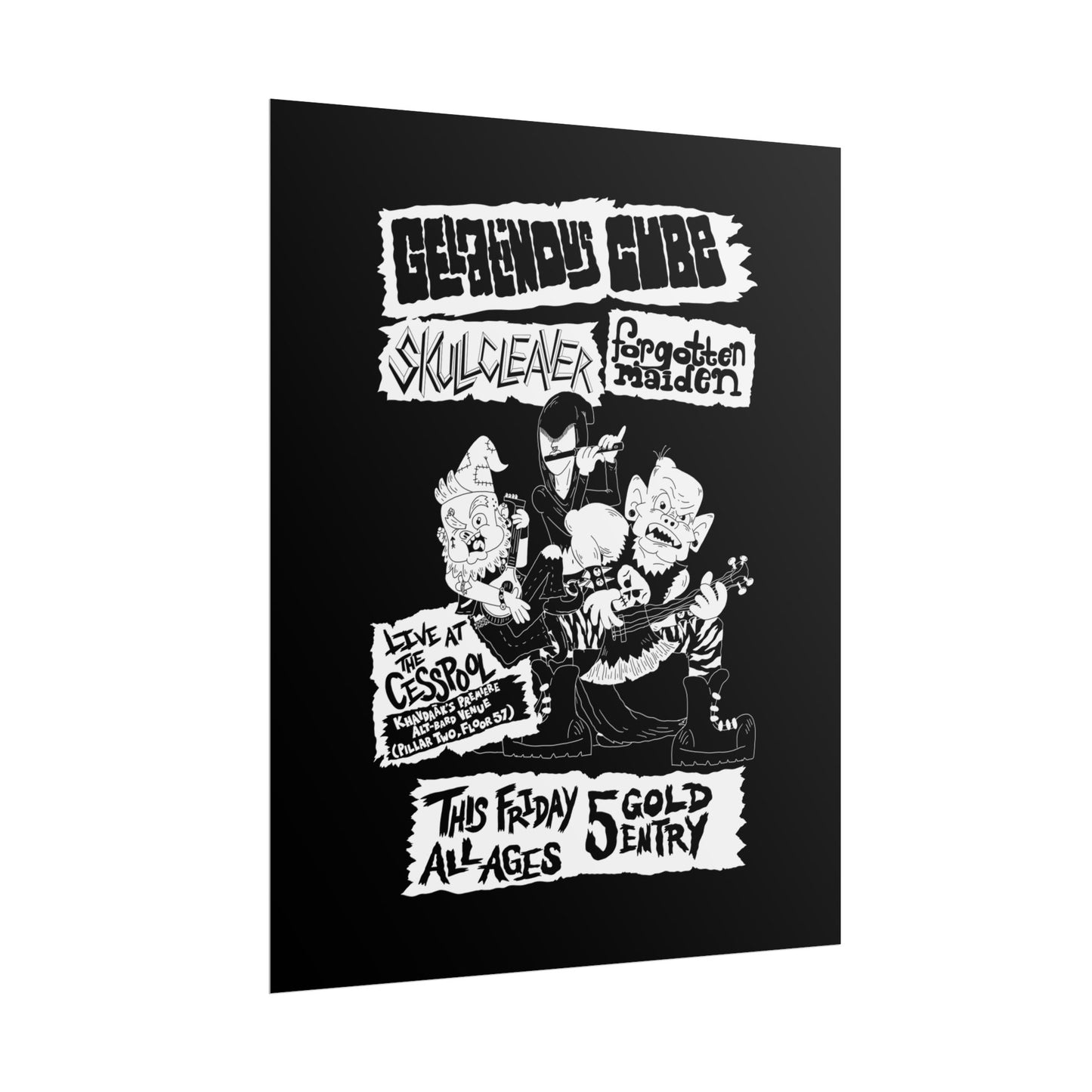 Cespool Concert Poster
