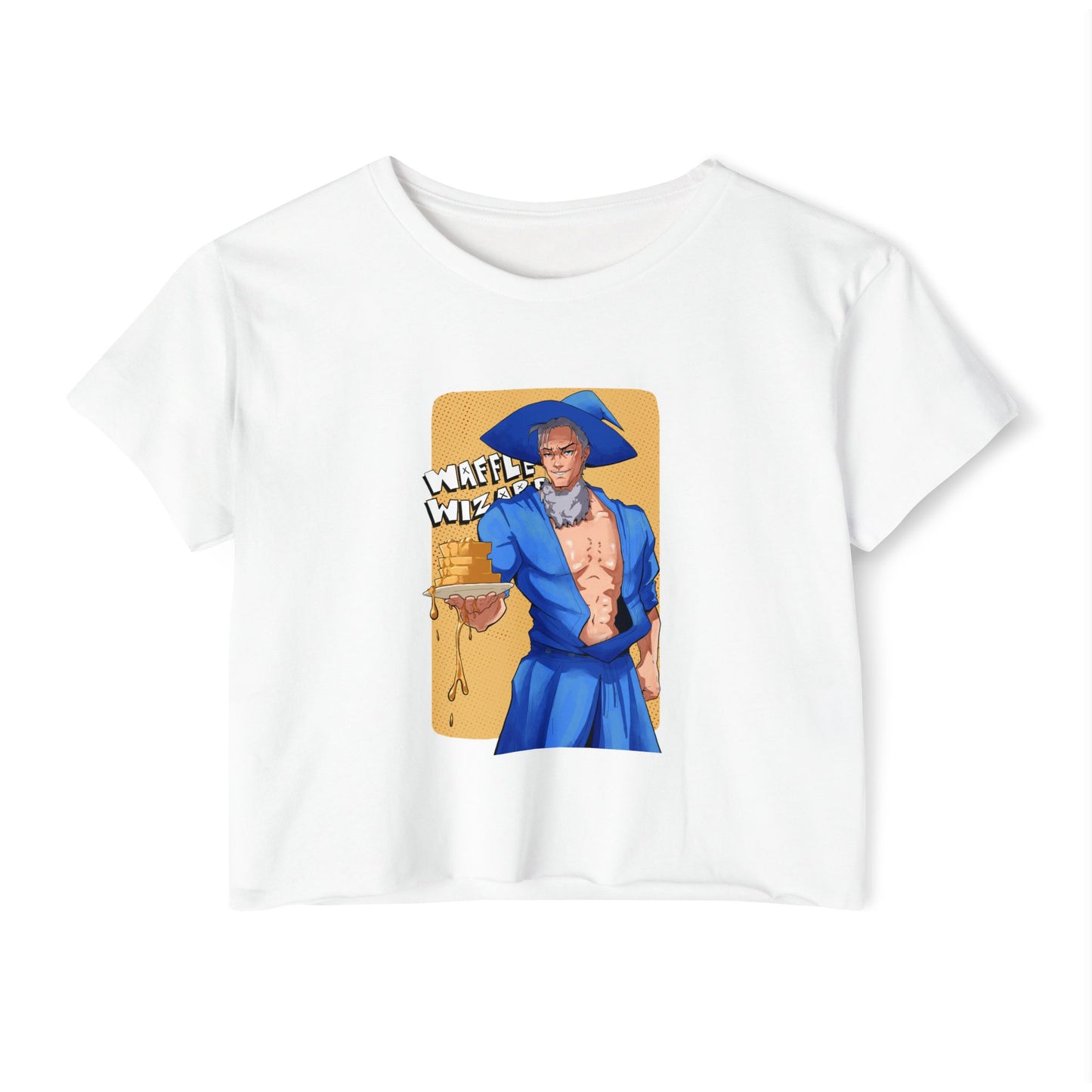 Sexy Waffle Wizard Crop Top