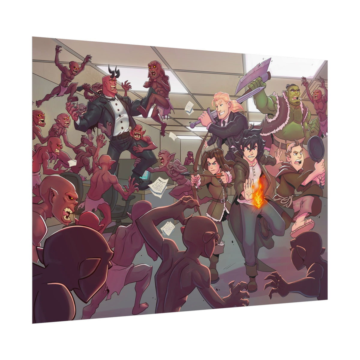Escape From the Darkworld Art Print