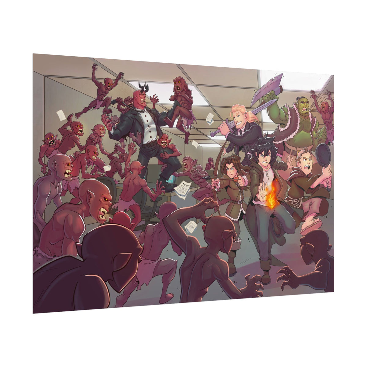 Escape From the Darkworld Art Print
