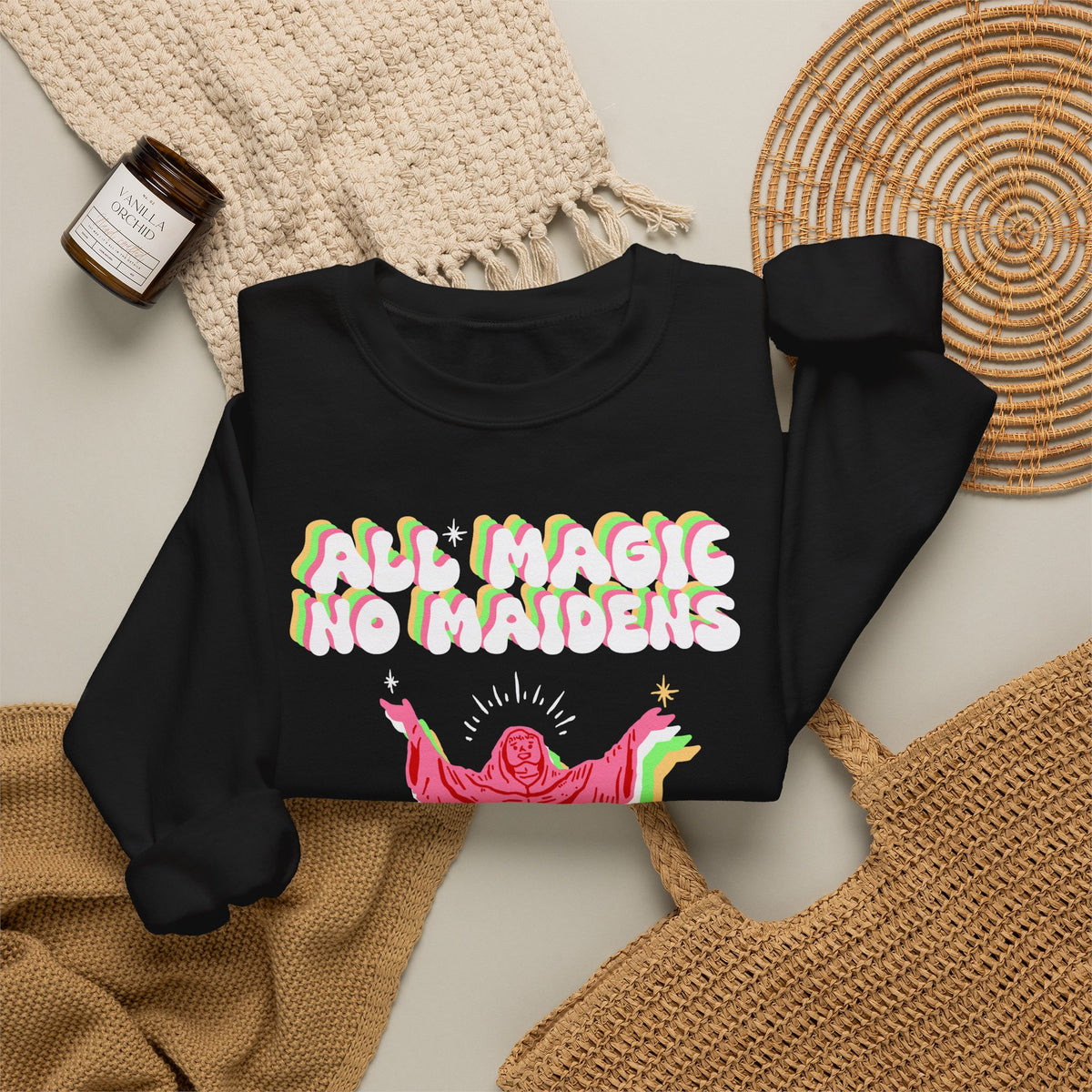 Friar Steve All Magic No Maidens Sweatshirt