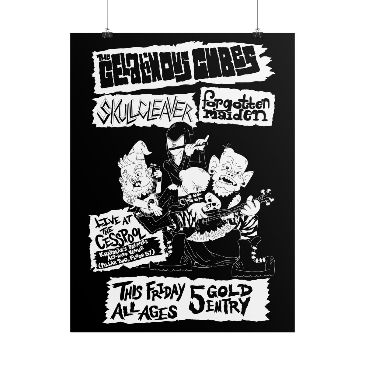 Cespool Concert Poster