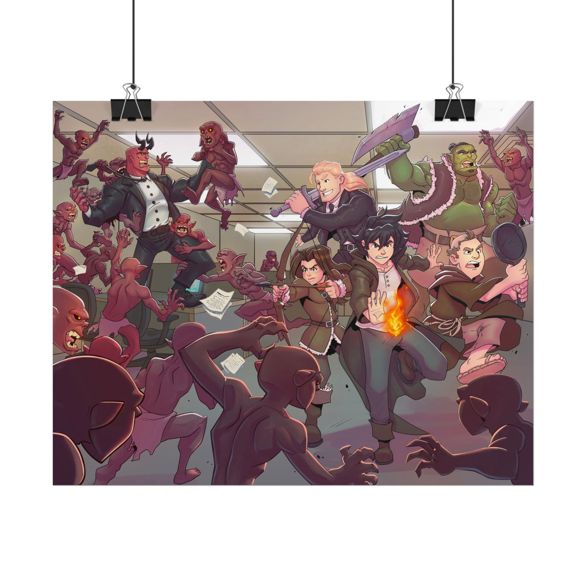 Escape From the Darkworld Art Print