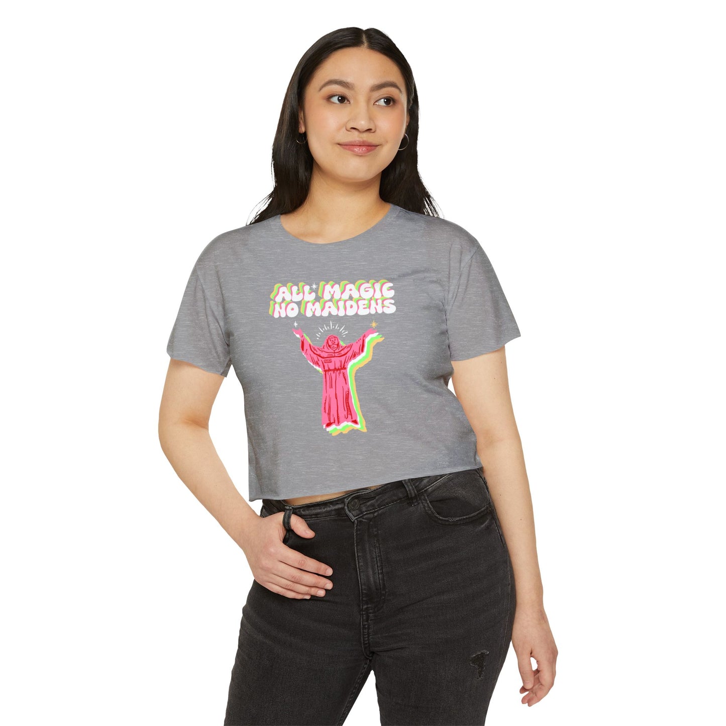 Friar Steve All Magic No Maidens Crop Top