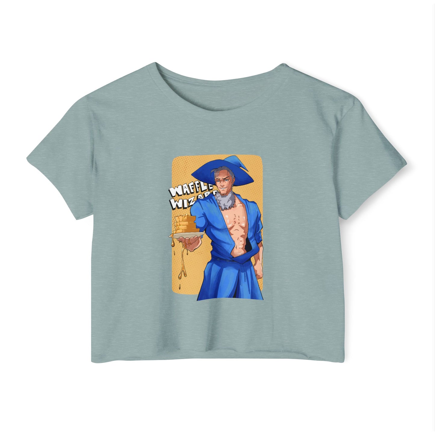 Sexy Waffle Wizard Crop Top