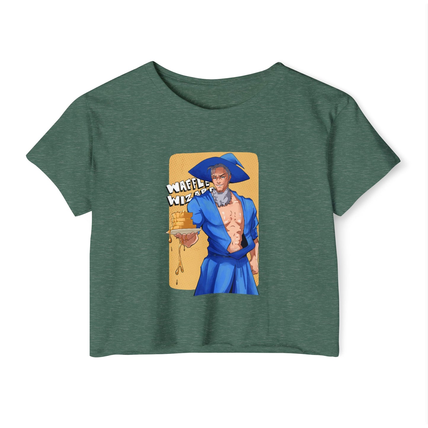 Sexy Waffle Wizard Crop Top