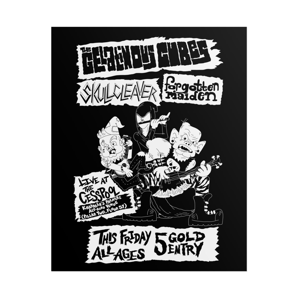 Cespool Concert Poster