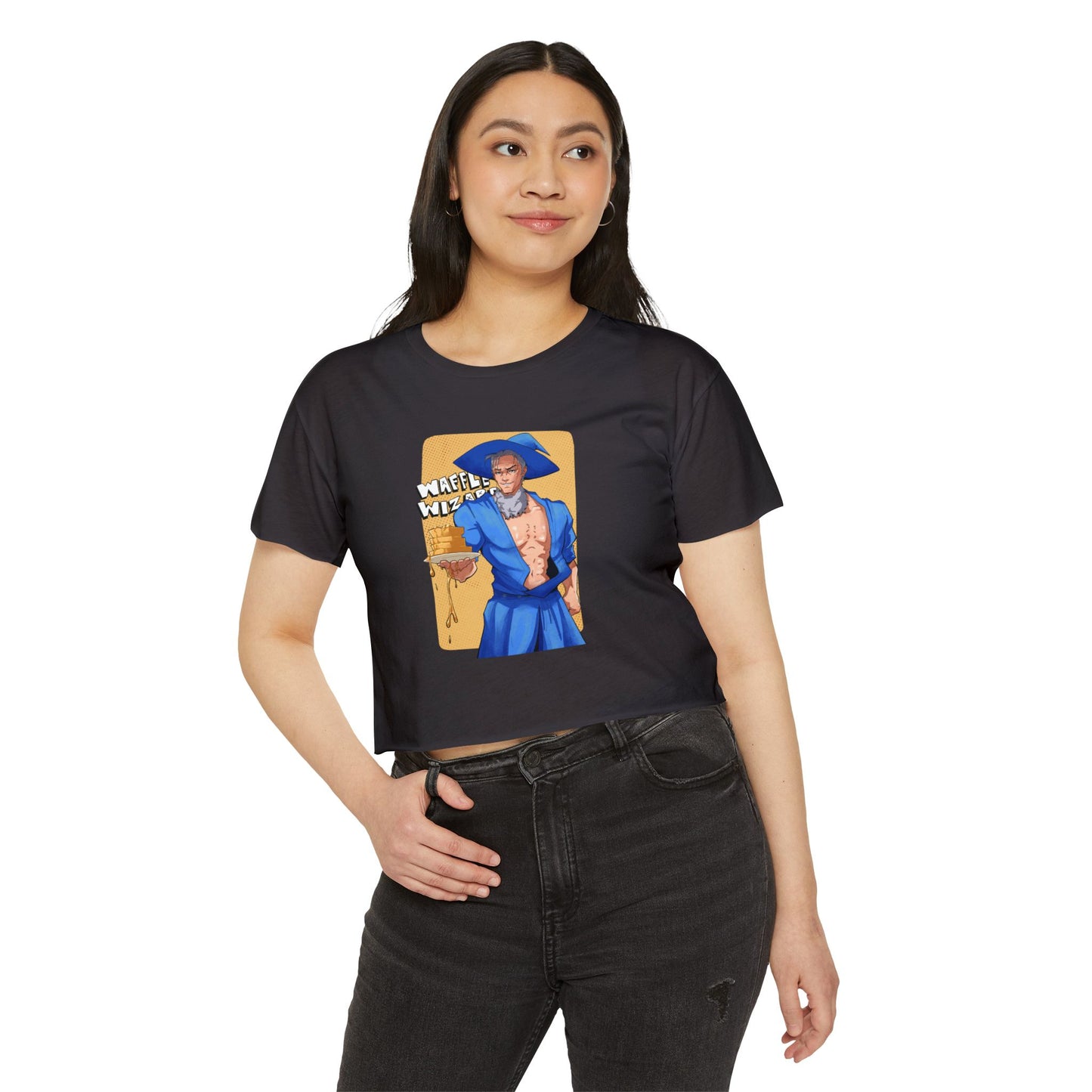 Sexy Waffle Wizard Crop Top