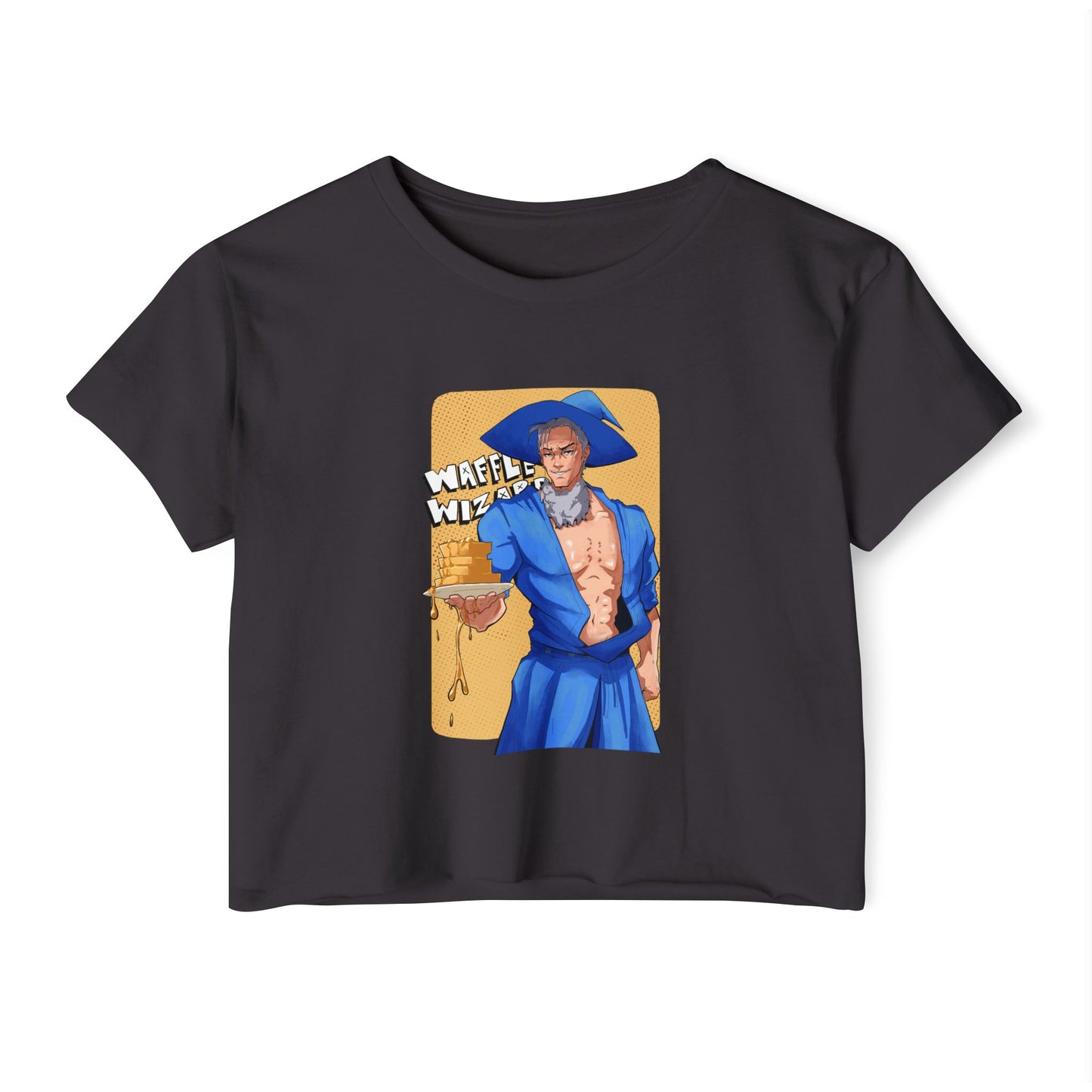 Sexy Waffle Wizard Crop Top