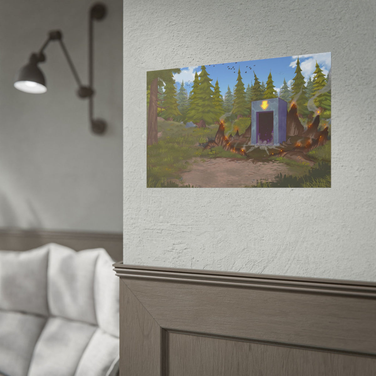 Darkworld Portal Art Print