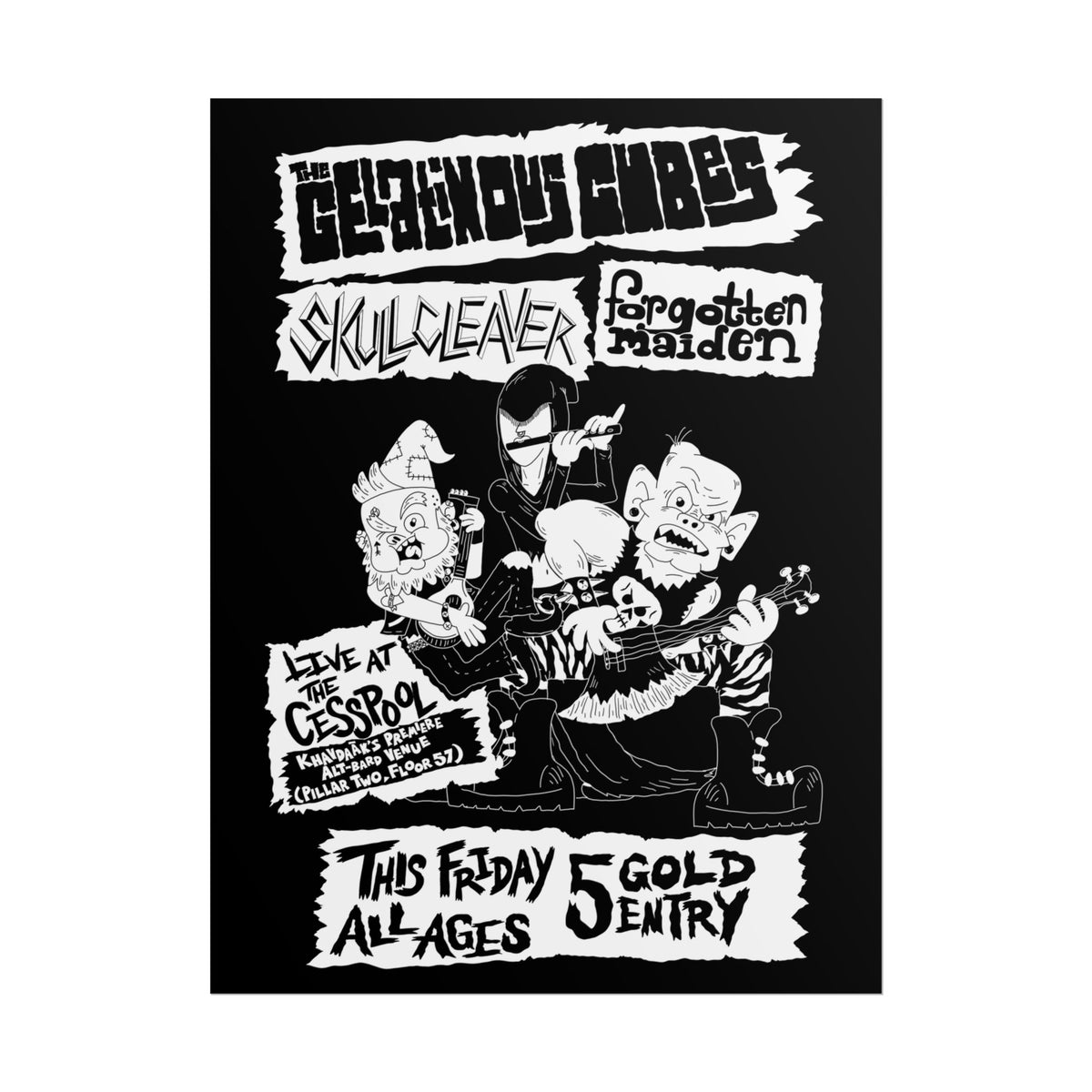 Cespool Concert Poster