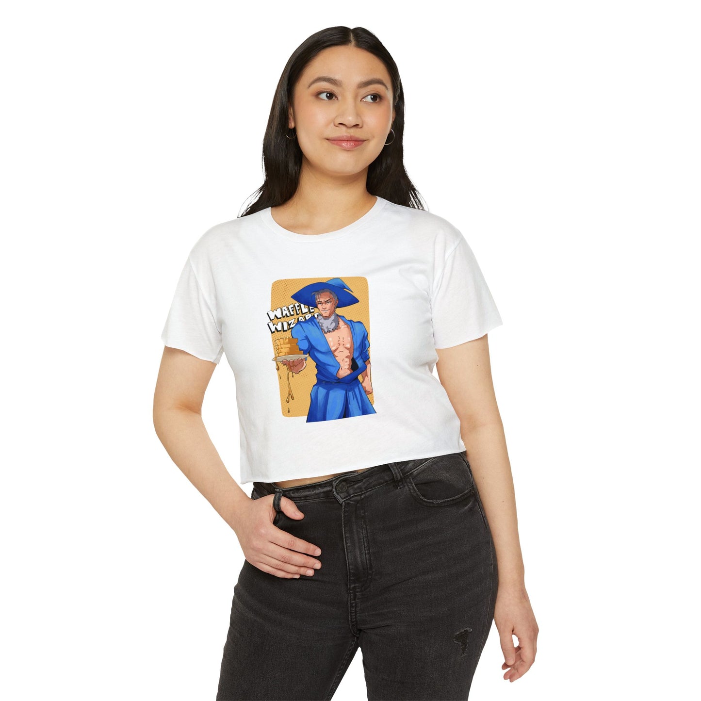 Sexy Waffle Wizard Crop Top