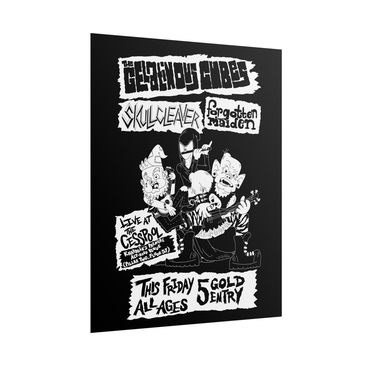 Cespool Concert Poster