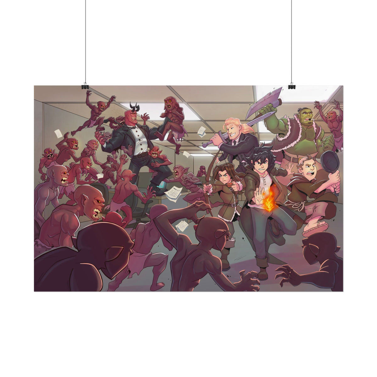 Escape From the Darkworld Art Print