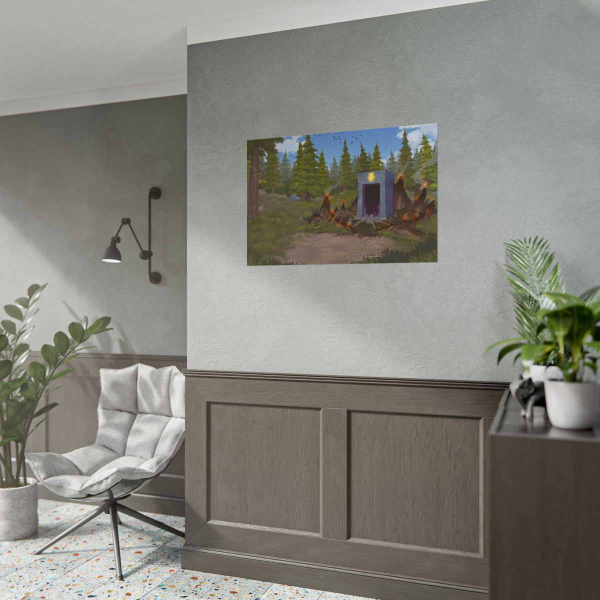 Darkworld Portal Art Print