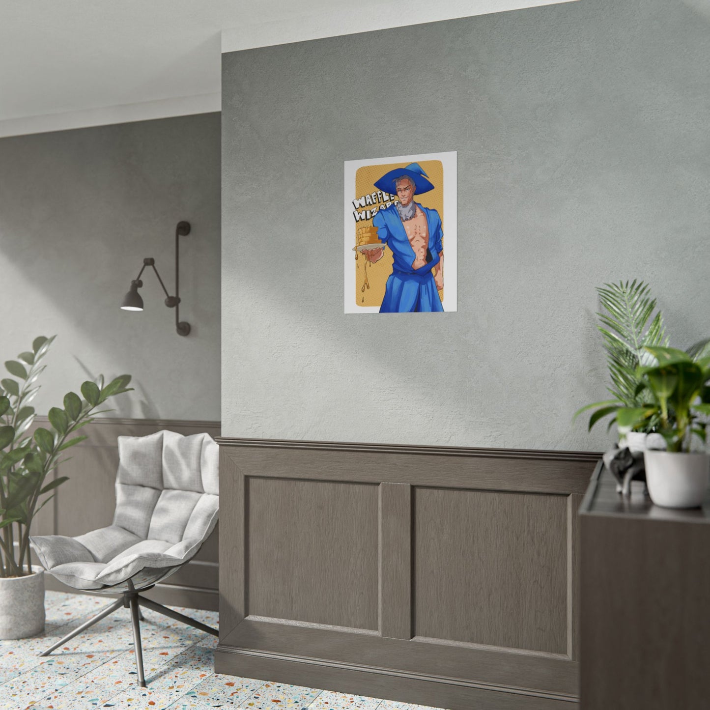 Sexy Waffle Wizard Poster
