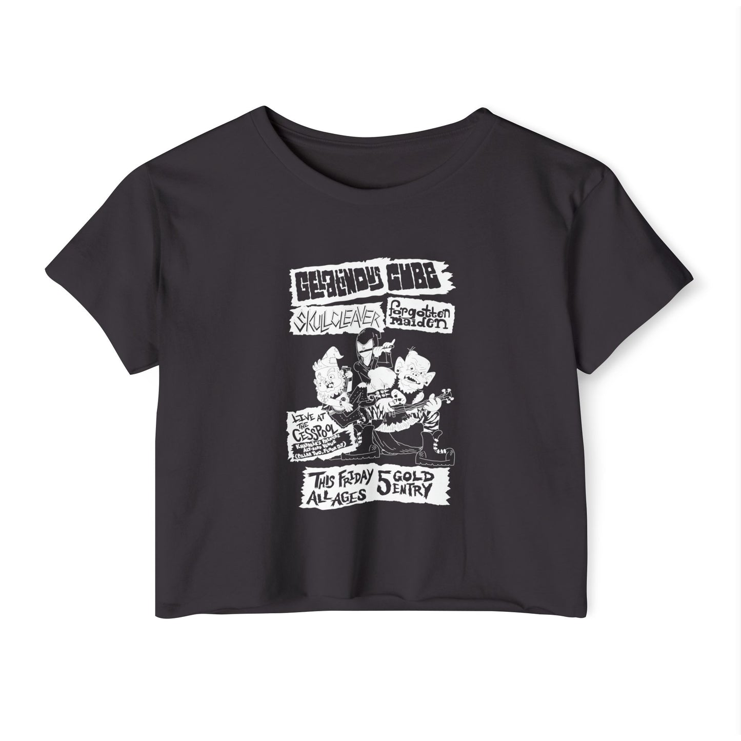 Cesspool Concert Crop Top