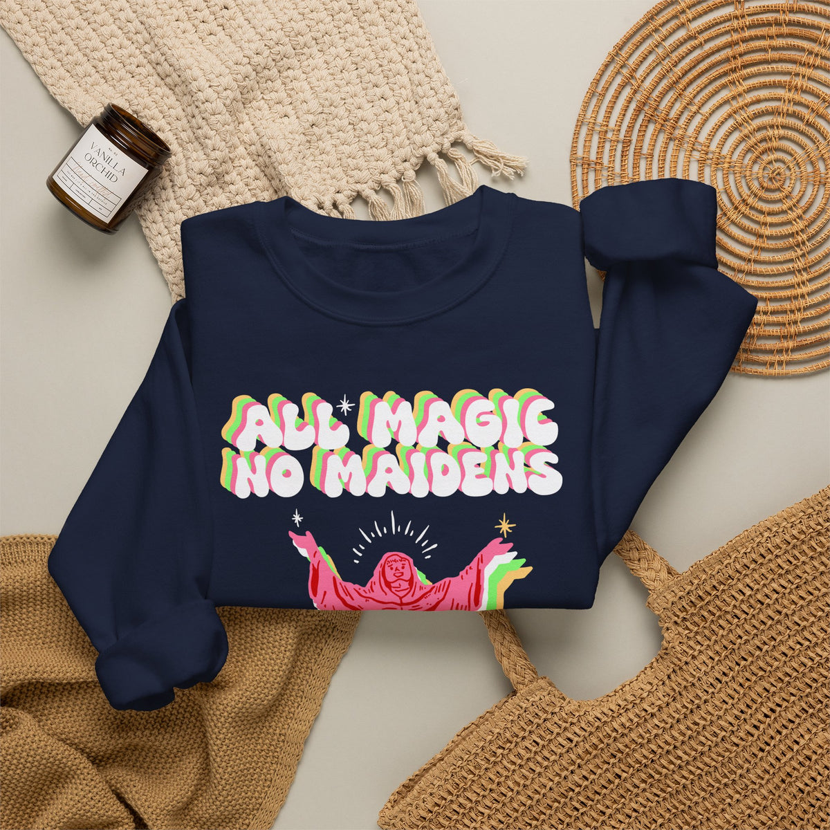 Friar Steve All Magic No Maidens Sweatshirt